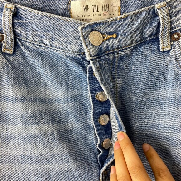We The Free - Free People Distressed Jeans Size 29 - Picture 6 of 10